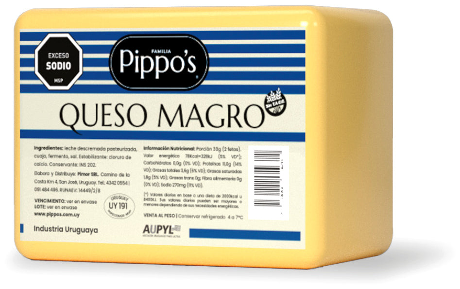 Queso Magro con sal - Pippos