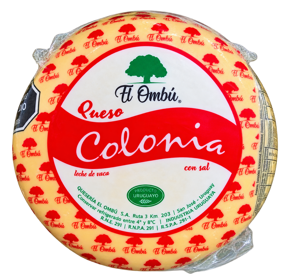 Queso Colonia con sal horma al vacio
