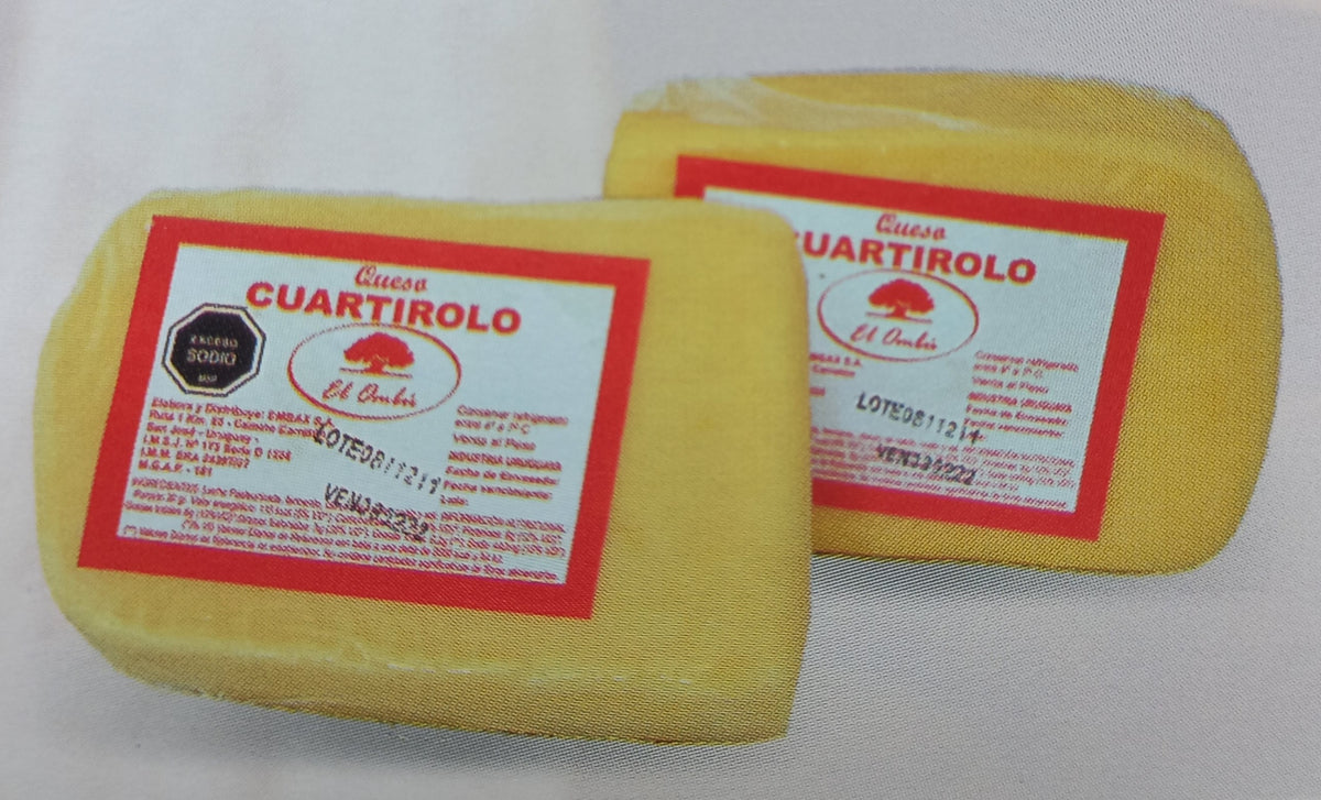 Queso Cuartirolo fraccionado al vacio